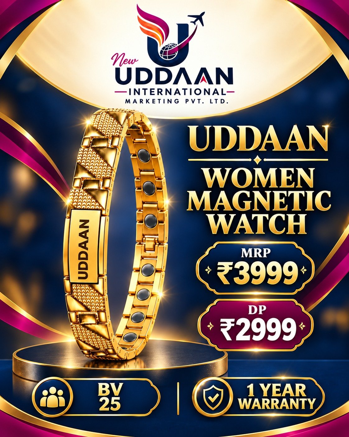Buy WOMEN MAGNETIC BRACELET - Health Supplement & Wellness Product