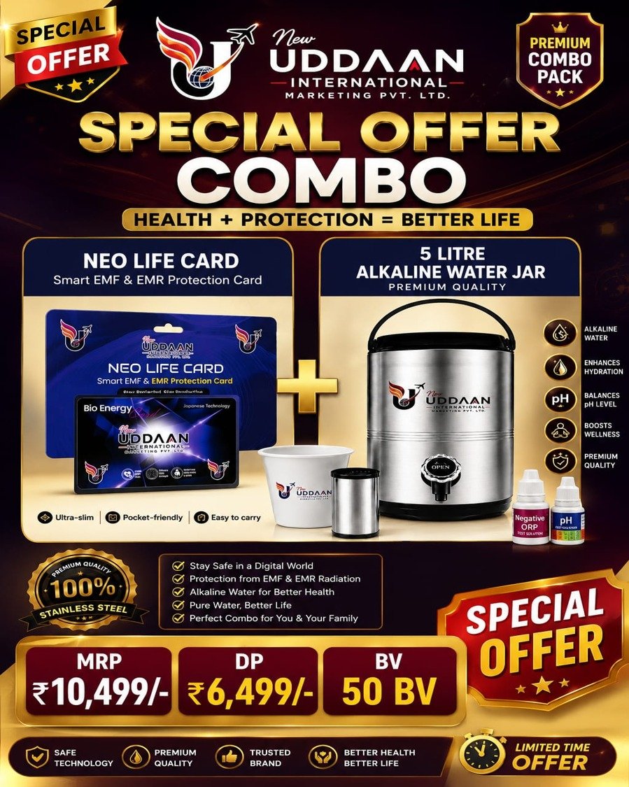 5 LTR ALKALINE JAR + ENERGY CARD